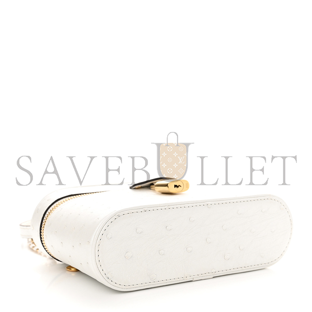 LOUIS VUITTON OSTRICH VANITY CHAIN POUCH M85806 (19*11.5*6.5cm)